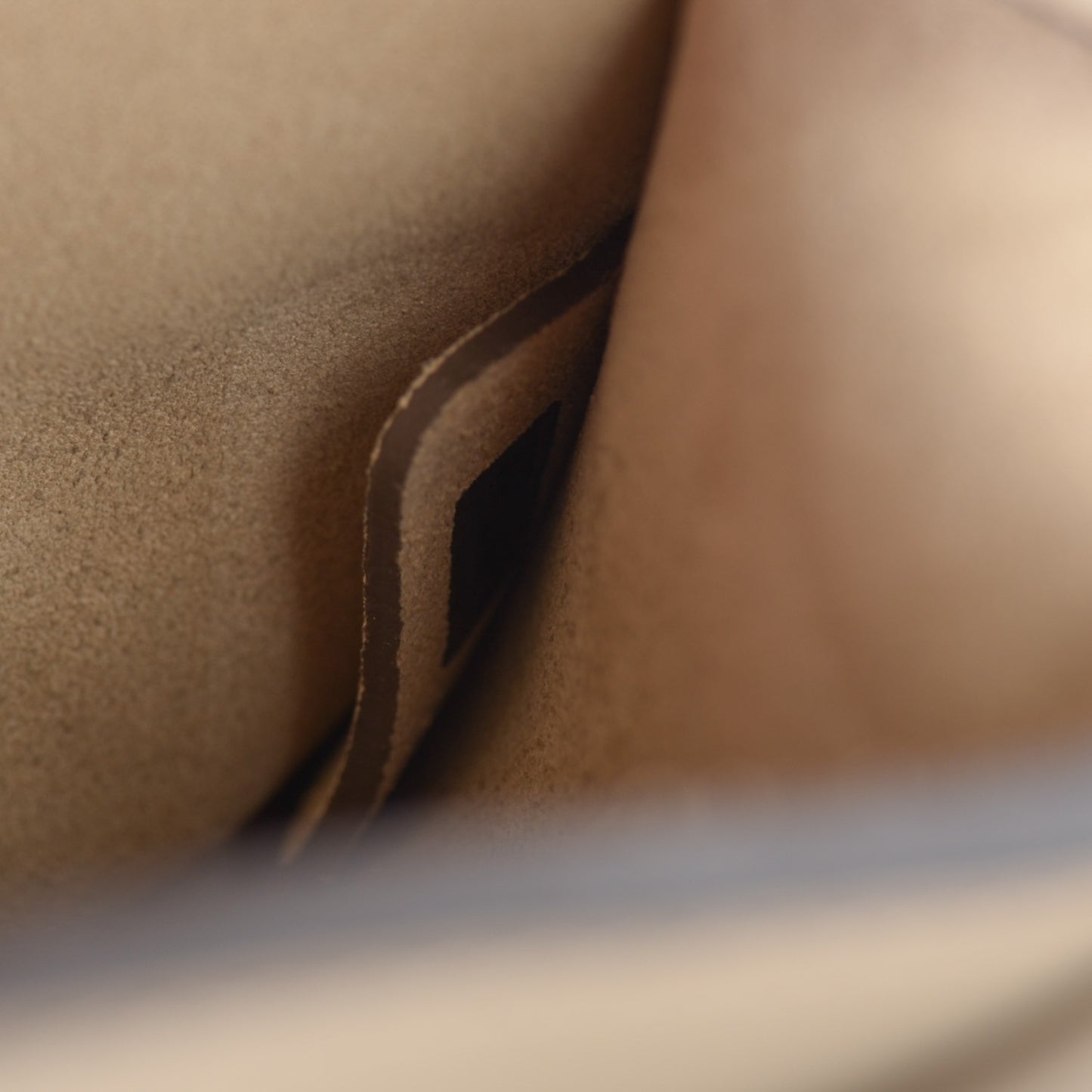 Suede Calfskin Small Faye Shoulder Bag Motty Grey