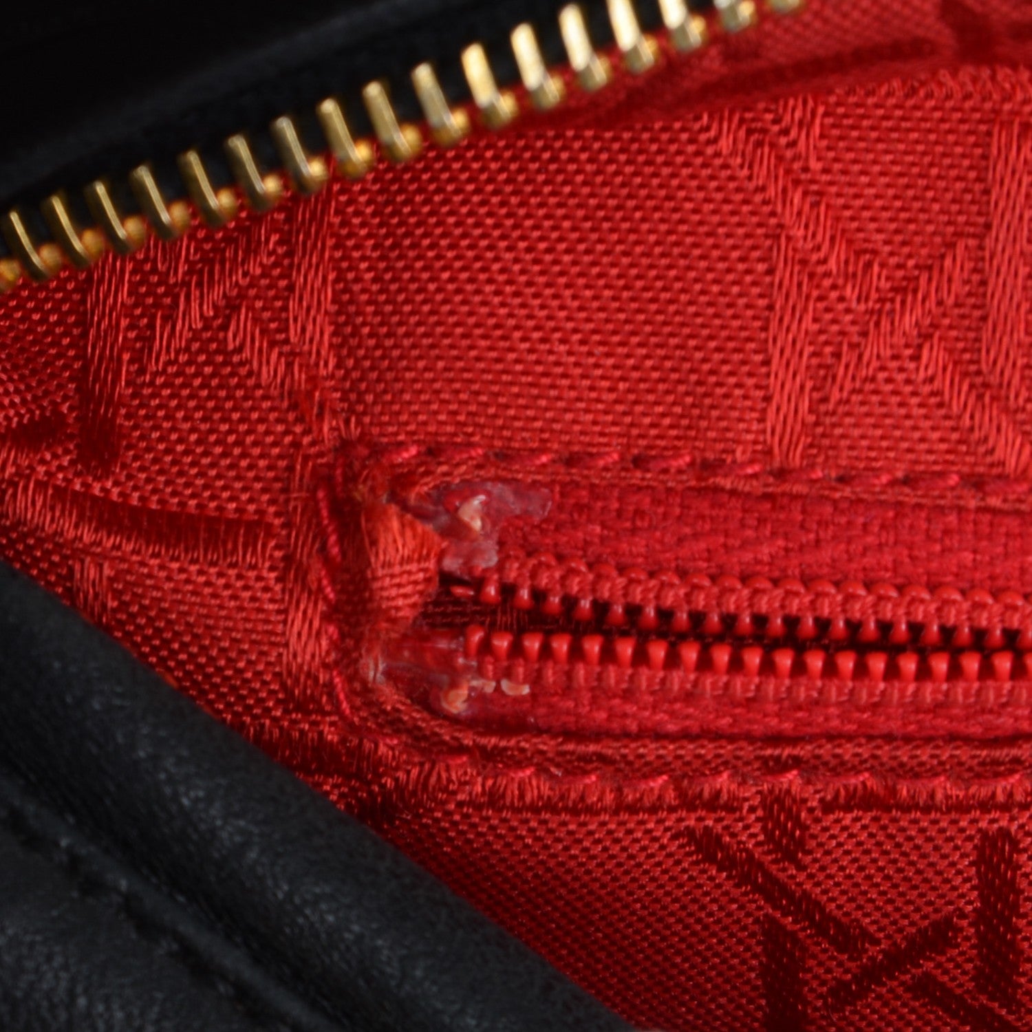 Christian Dior Lambskin Cannage Medium Lady Dior Black 8 of 8