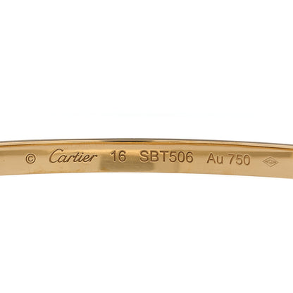 Cartier 18K Yellow Gold Small LOVE Bracelet 16 3 of 4