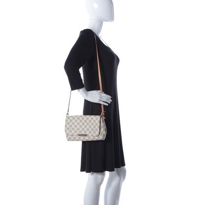 Louis Vuitton Damier Azur Favorite MM 2 of 22