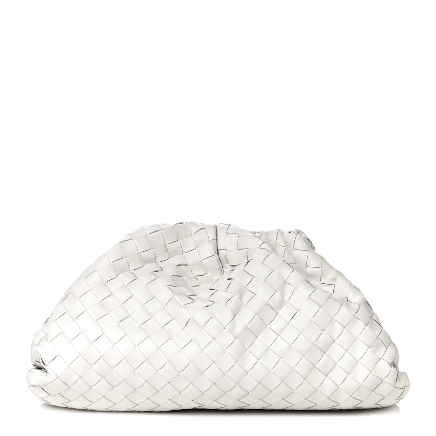 Nappa Maxi Intreccio The Pouch Oversized Clutch Plaster