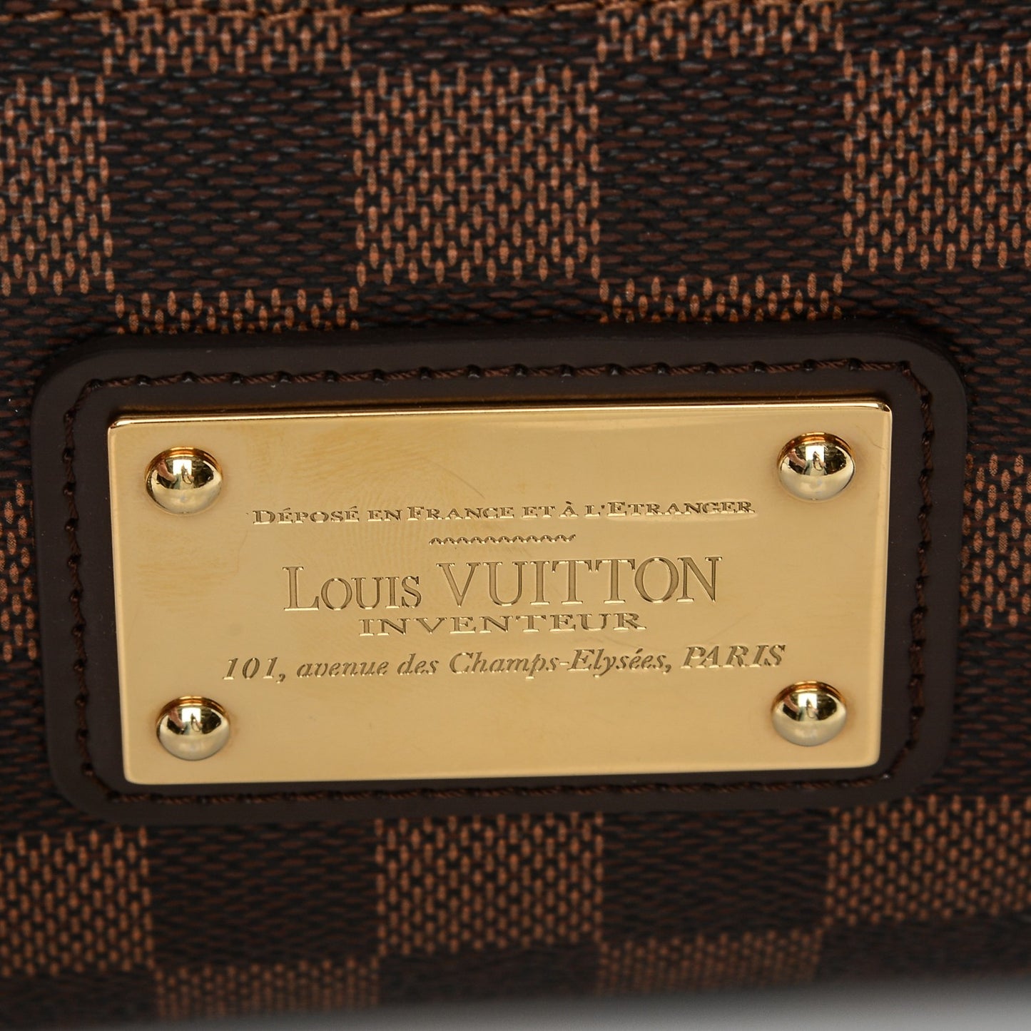 Damier Ebene Eva Clutch