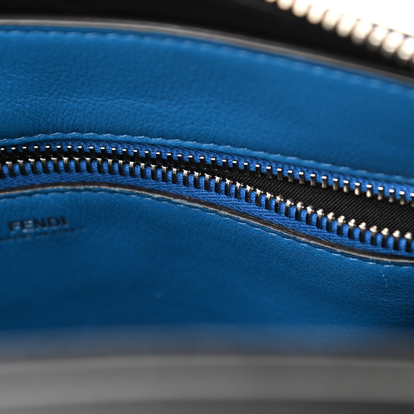 Vitello Baltico Dolce DotCom Satchel Black Blue Royal