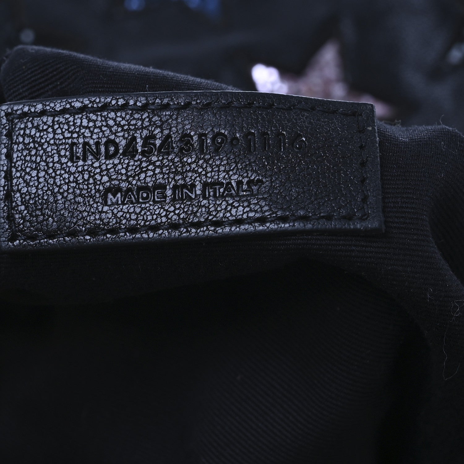 Saint Laurent Lambskin Star Applique Mini City California Backpack Black 19 of 35