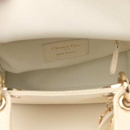 Christian Dior Lizard Mini Lady Dior White 5 of 9
