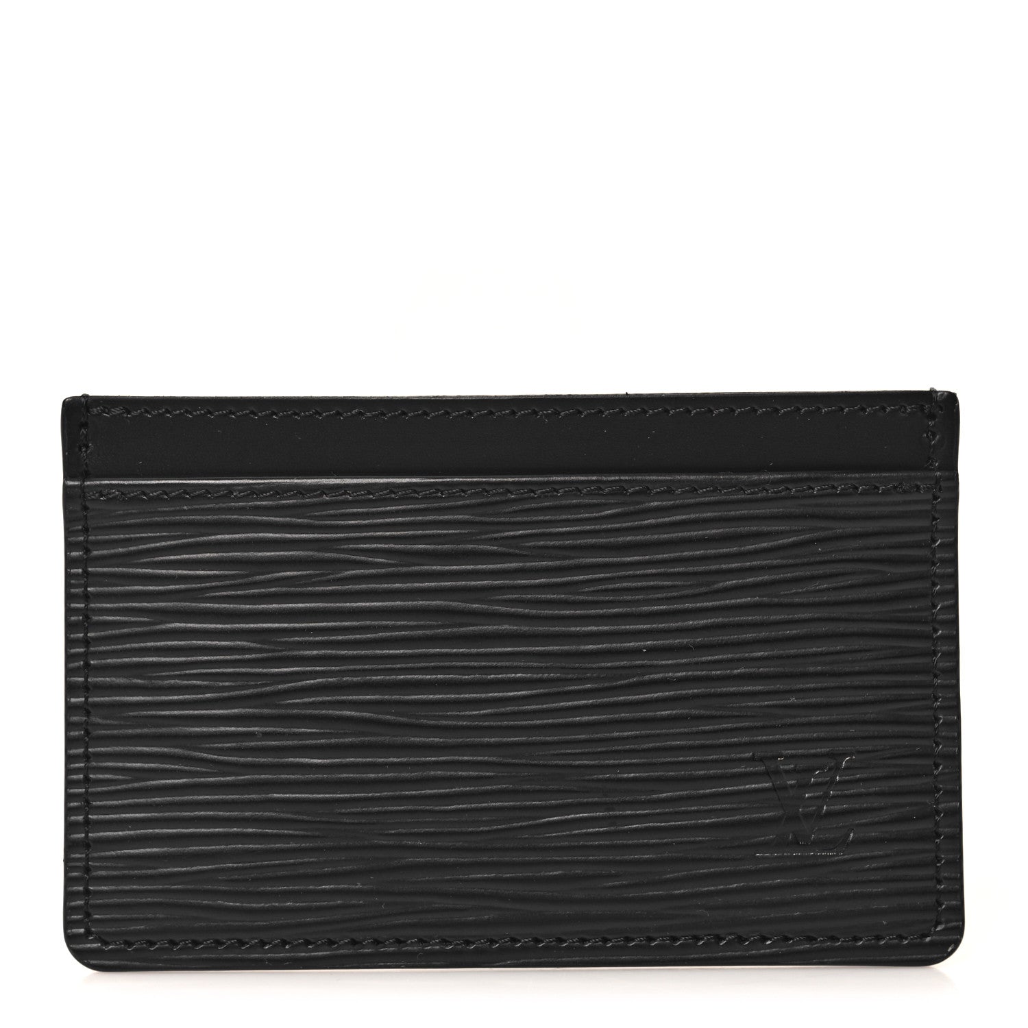 Louis Vuitton Epi Card Holder Black 1 of 6