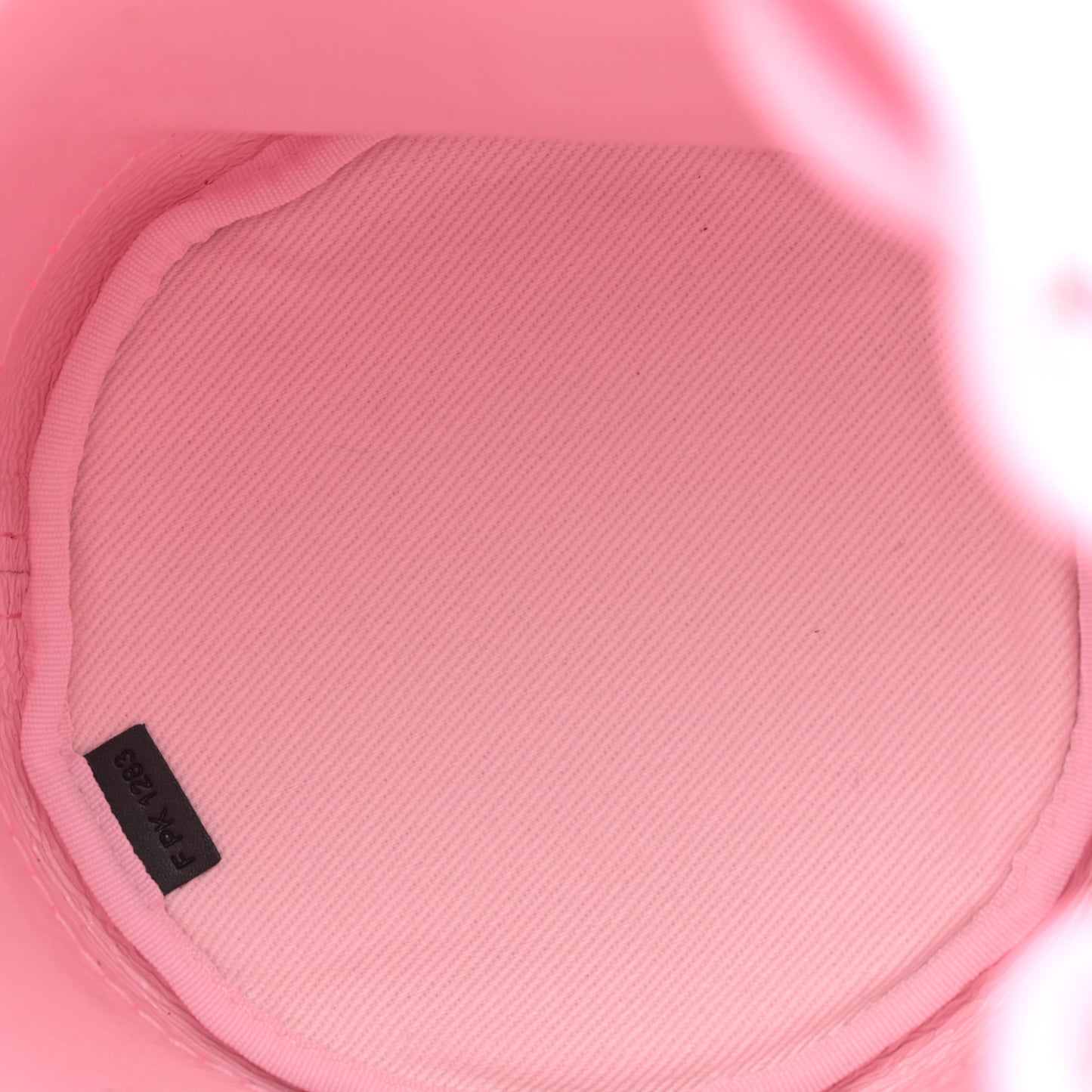 Grained Calfskin The Mini Bucket Bag Fluro Candy Pink