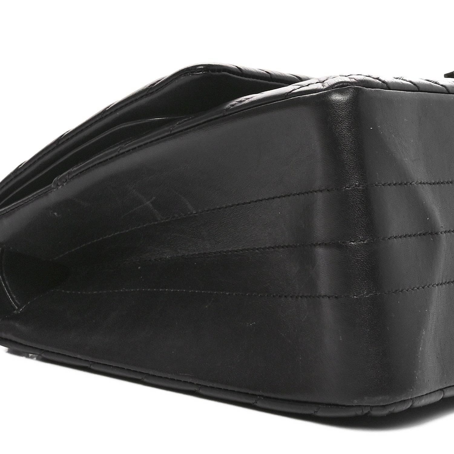 Chanel Aged Calfskin Chevron Quilted 2.55 Reissue 227 Flap So Black 9 of 10