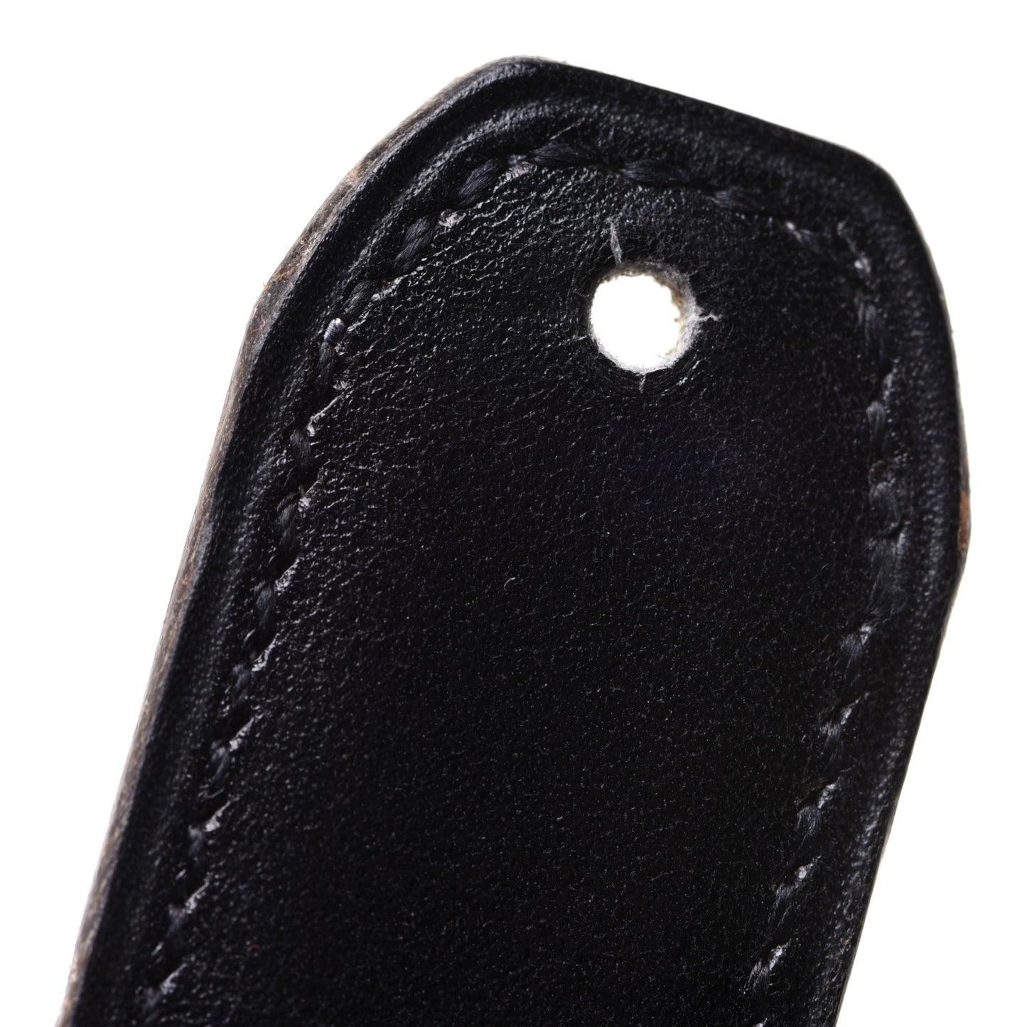 Box Epsom 32mm Stirrup Belt 85 Black Gold