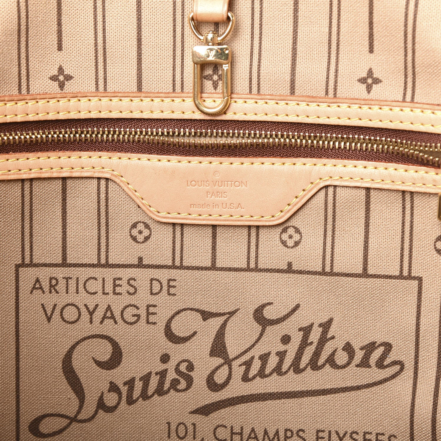 Louis Vuitton Monogram Neverfull MM 9 of 13
