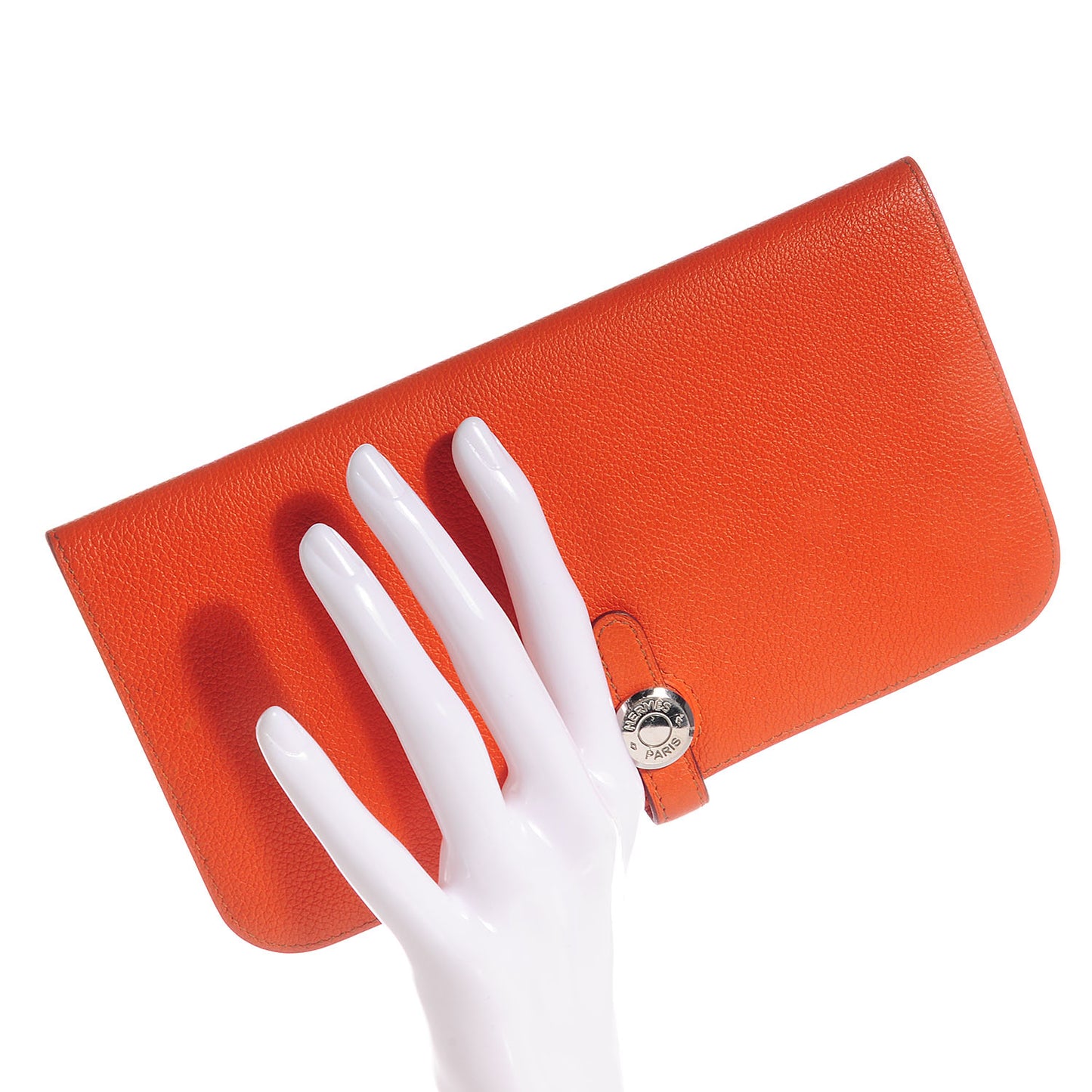 Veau Evercolor Dogon Recto Verso Wallet Orange