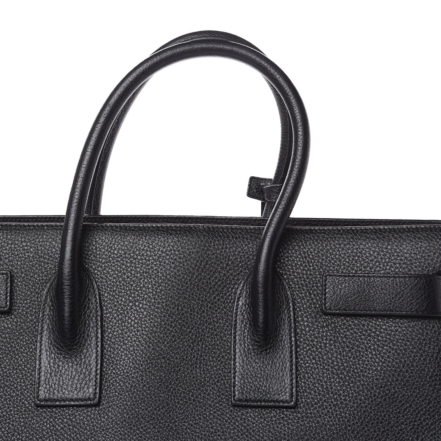 Saint Laurent Grained Calfskin Large Sac De Jour Carryall Black 12 of 13