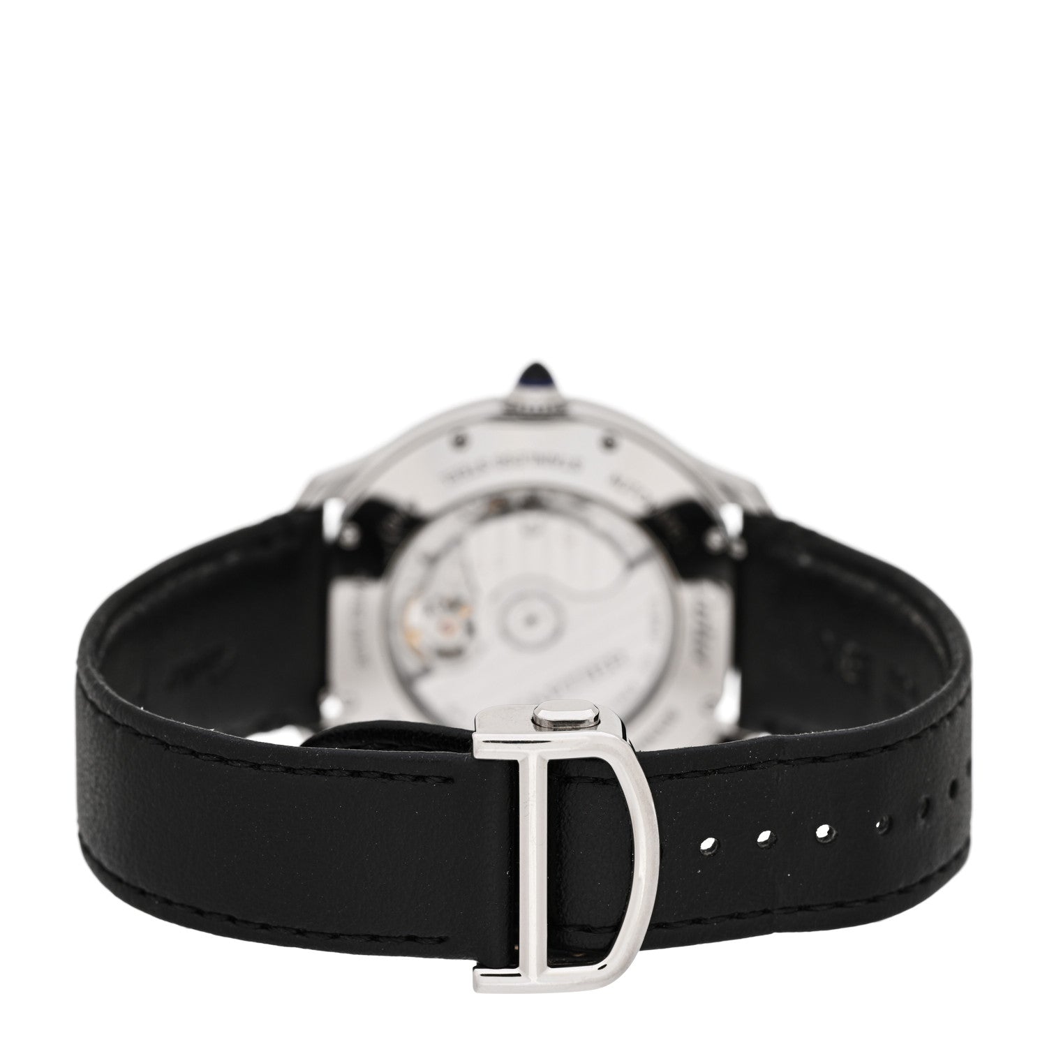 Cartier Stainless Steel Calfskin 40mm Ronde Must de Cartier Automatic Watch 3 of 7