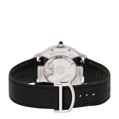 Cartier Stainless Steel Calfskin 40mm Ronde Must de Cartier Automatic Watch 3 of 7