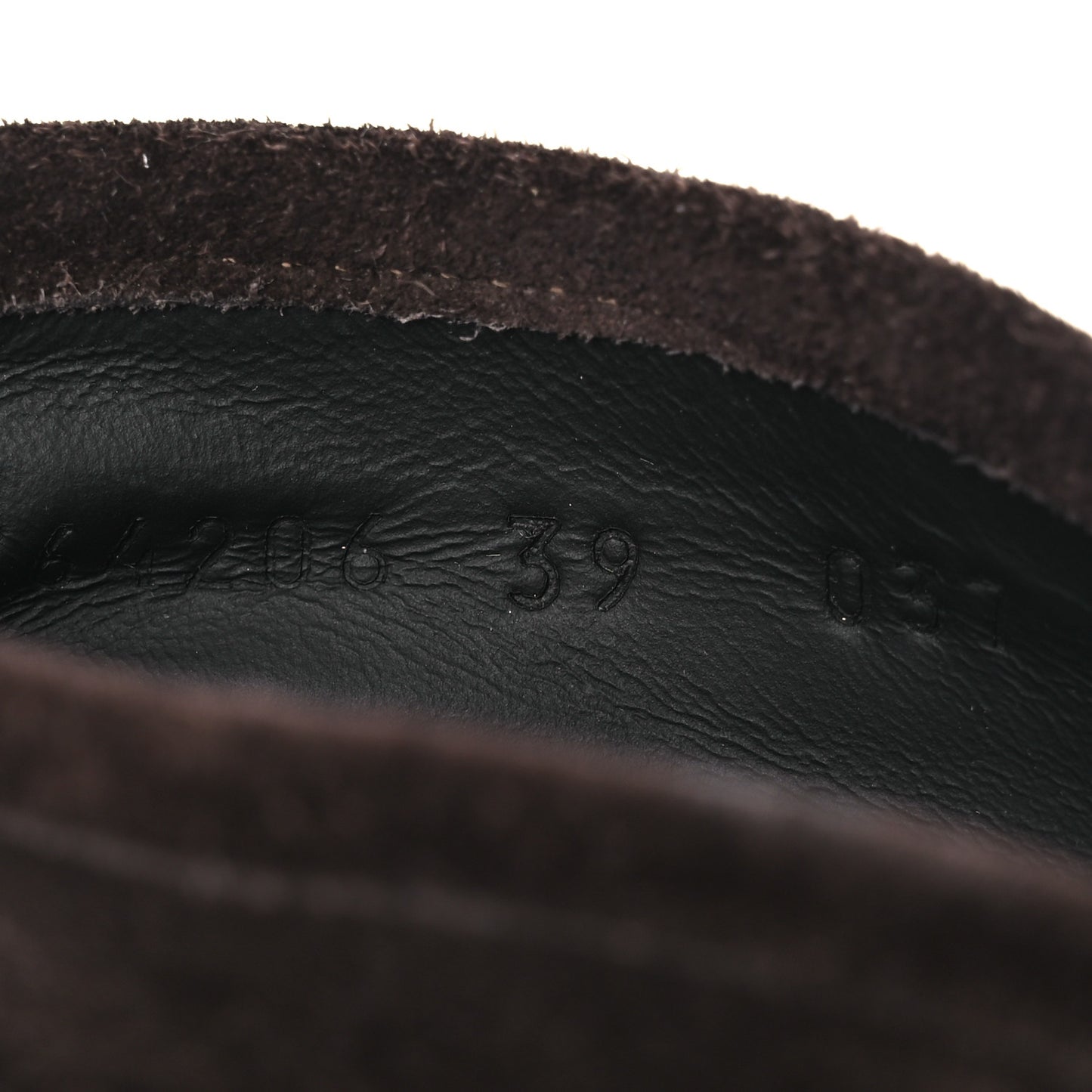 Suede Womens Horsebit Ankle Boots 39 Dark Brown