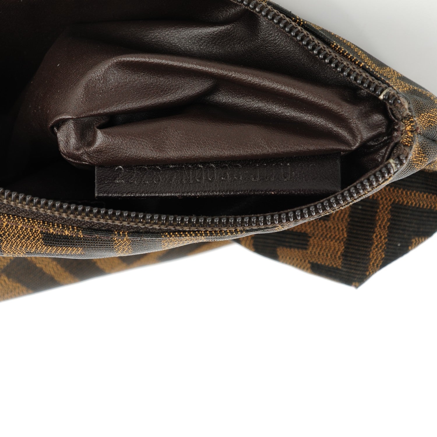 Fendi Zucca Cosmetic Pouch Tobacco 8 of 8