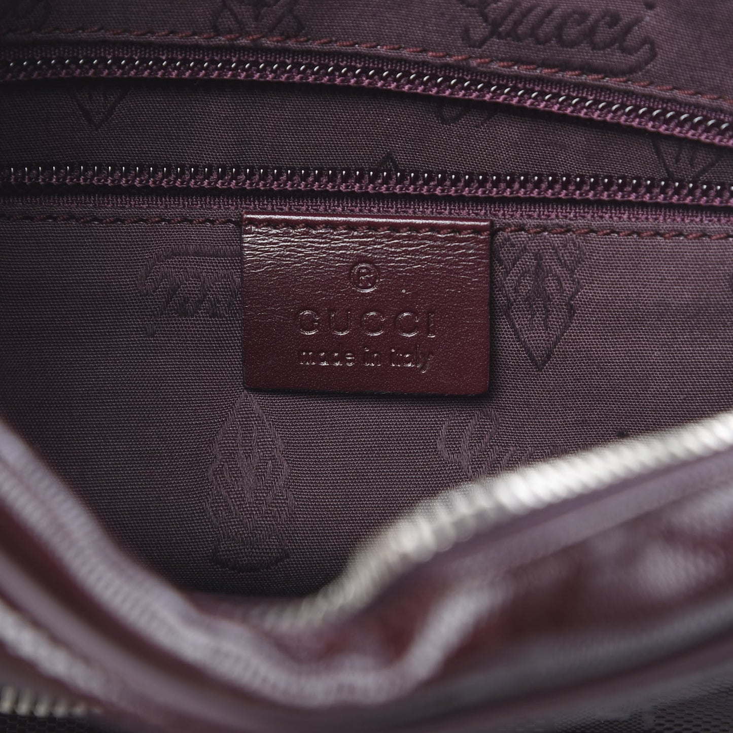 Imprime Monogram Small Shoulder Bag Bordeaux