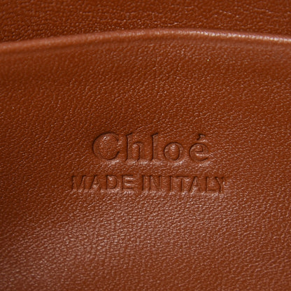 Chloe Suede Calfskin Mini Faye Shoulder Bag Tobacco 6 of 7