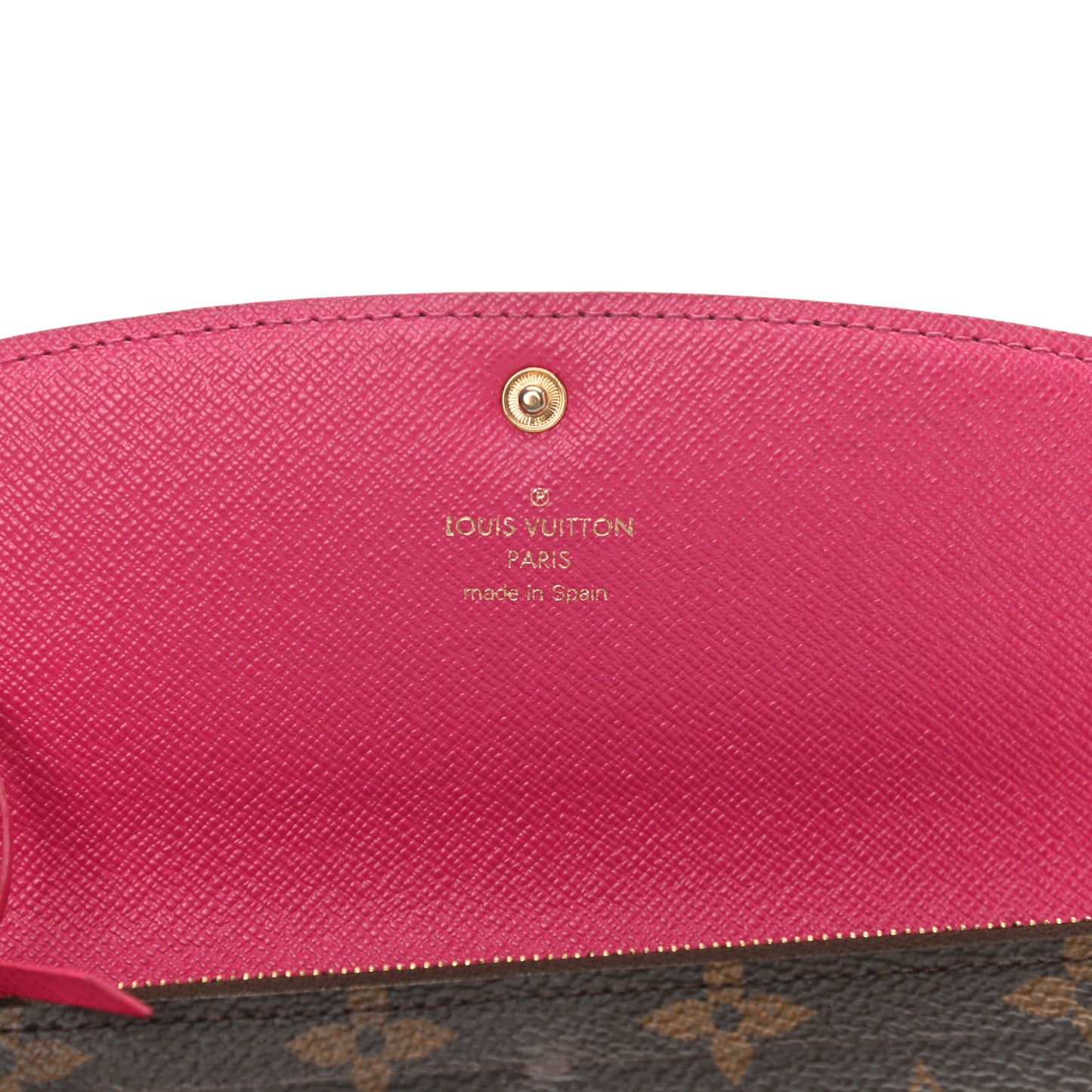 Monogram Emilie Wallet Fuchsia
