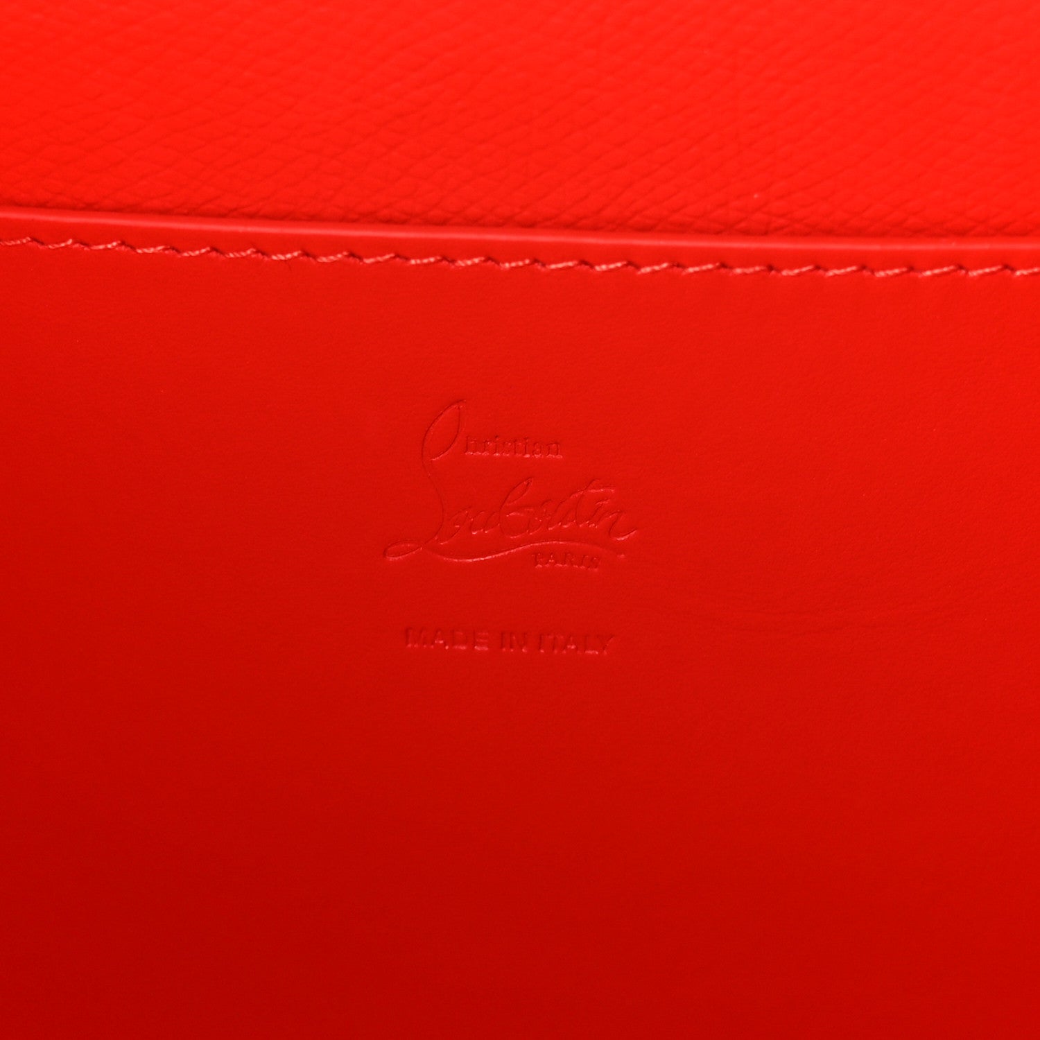 Christian Louboutin Crocodile Embossed Calfskin Spiked Small Cabarock Shopper Tote Black 6 of 8