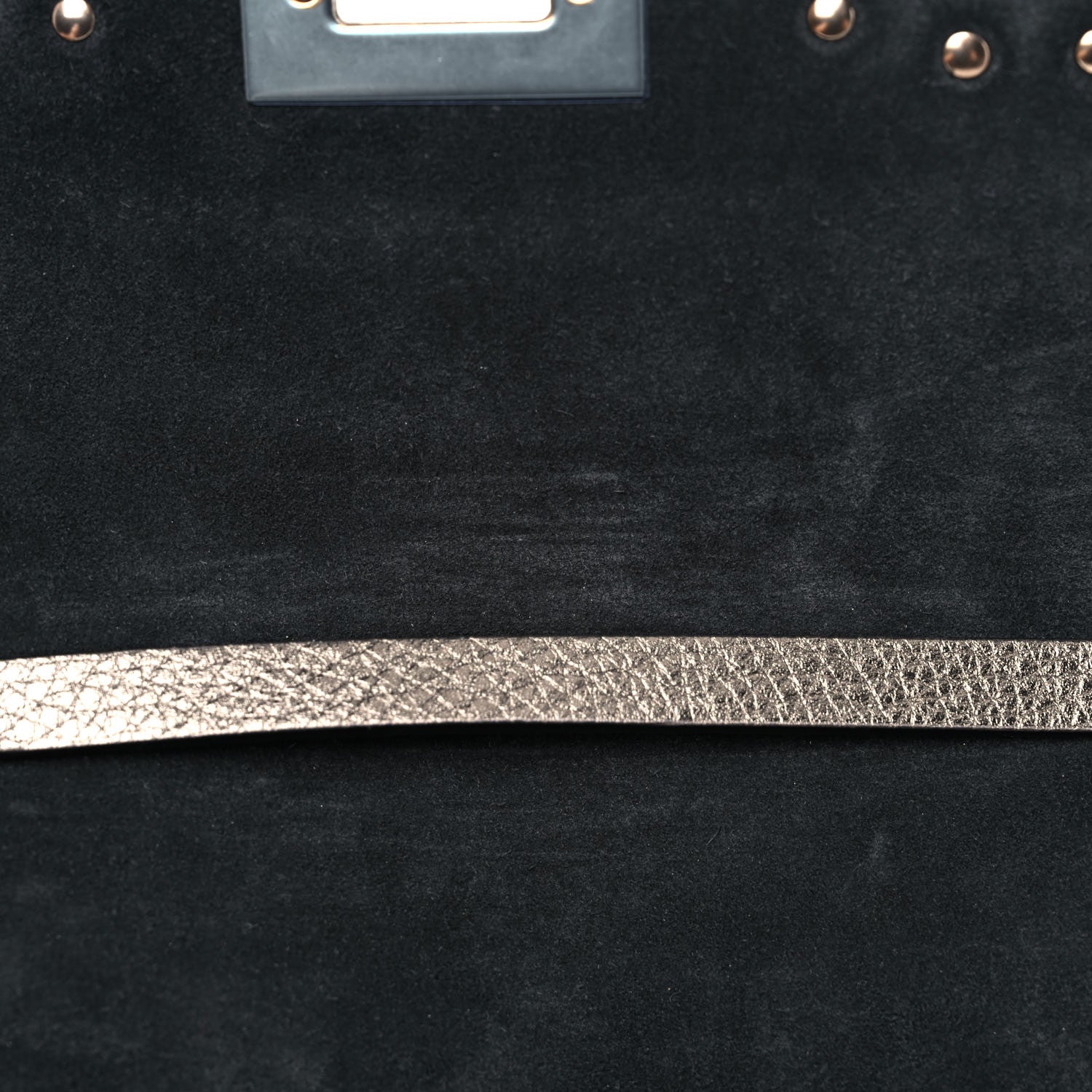 Valentino Garavani Metallic Pebbled Calfskin Medium Rockstud Flip Lock Crossbody Bag Sasso 12 of 14
