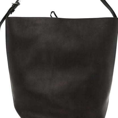 The Row Polished Saddle Calfskin Large N/S Park Belt Bag Dark Brown 7 of 11
