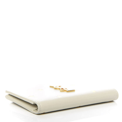 Saint Laurent Calfskin Star Print Monogram Fragments Wallet White 4 of 7