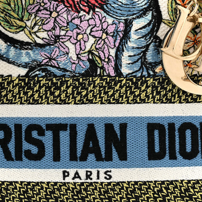 Christian Dior Canvas D-Constellation Embroidered Medium Lady D-Lite Latte Multicolor 8 of 10