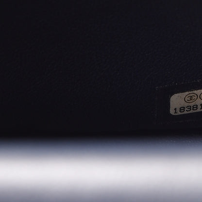 Chanel Caviar Quilted Jumbo Double Flap Navy Blue 8 of 9