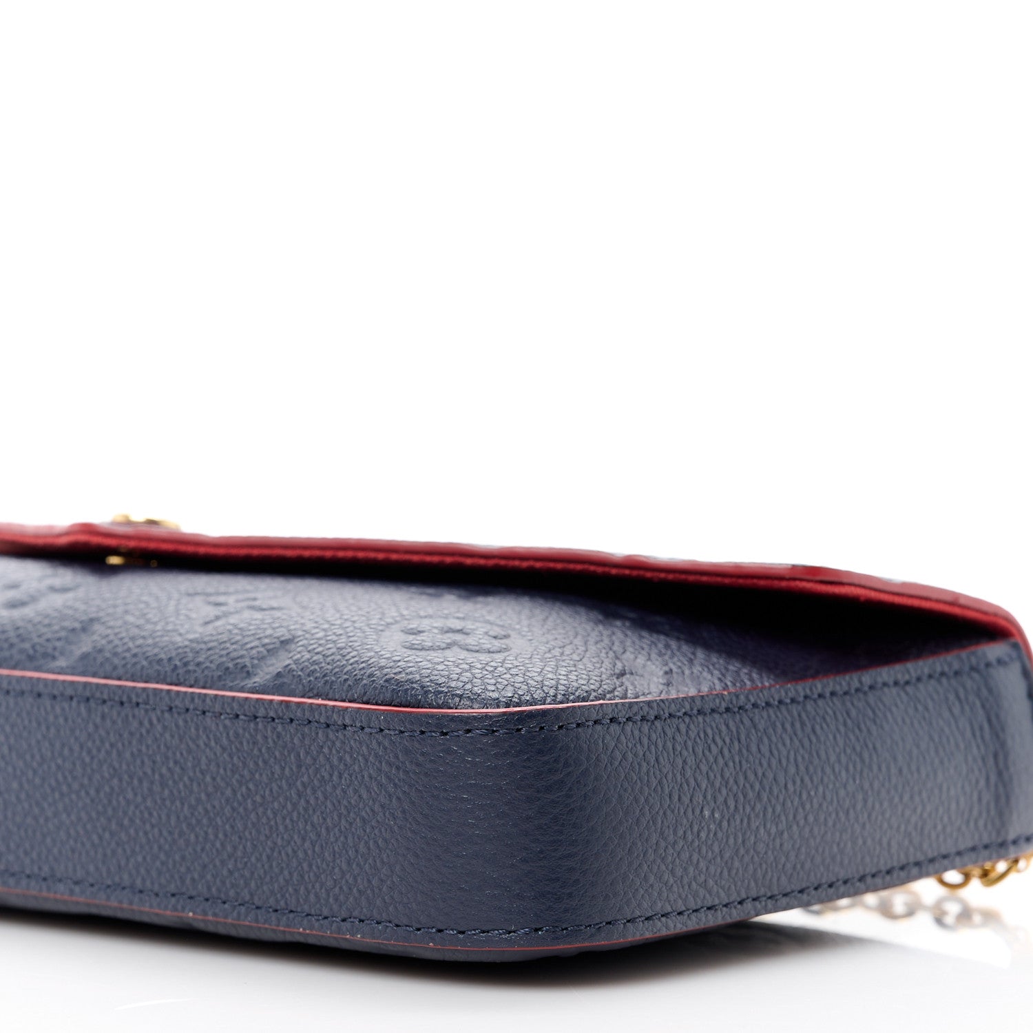 Louis Vuitton Empreinte Pochette Felicie Chain Wallet Marine Rouge 15 of 15