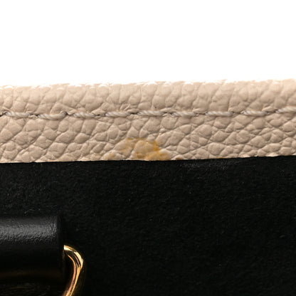Louis Vuitton Empreinte Monogram Giant Broderies Onthego MM Cream Black 11 of 12