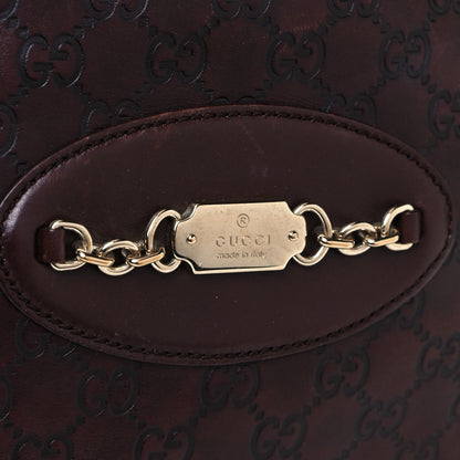 Gucci Guccissima Large Punch Tote Chocolate Brown 7 of 23