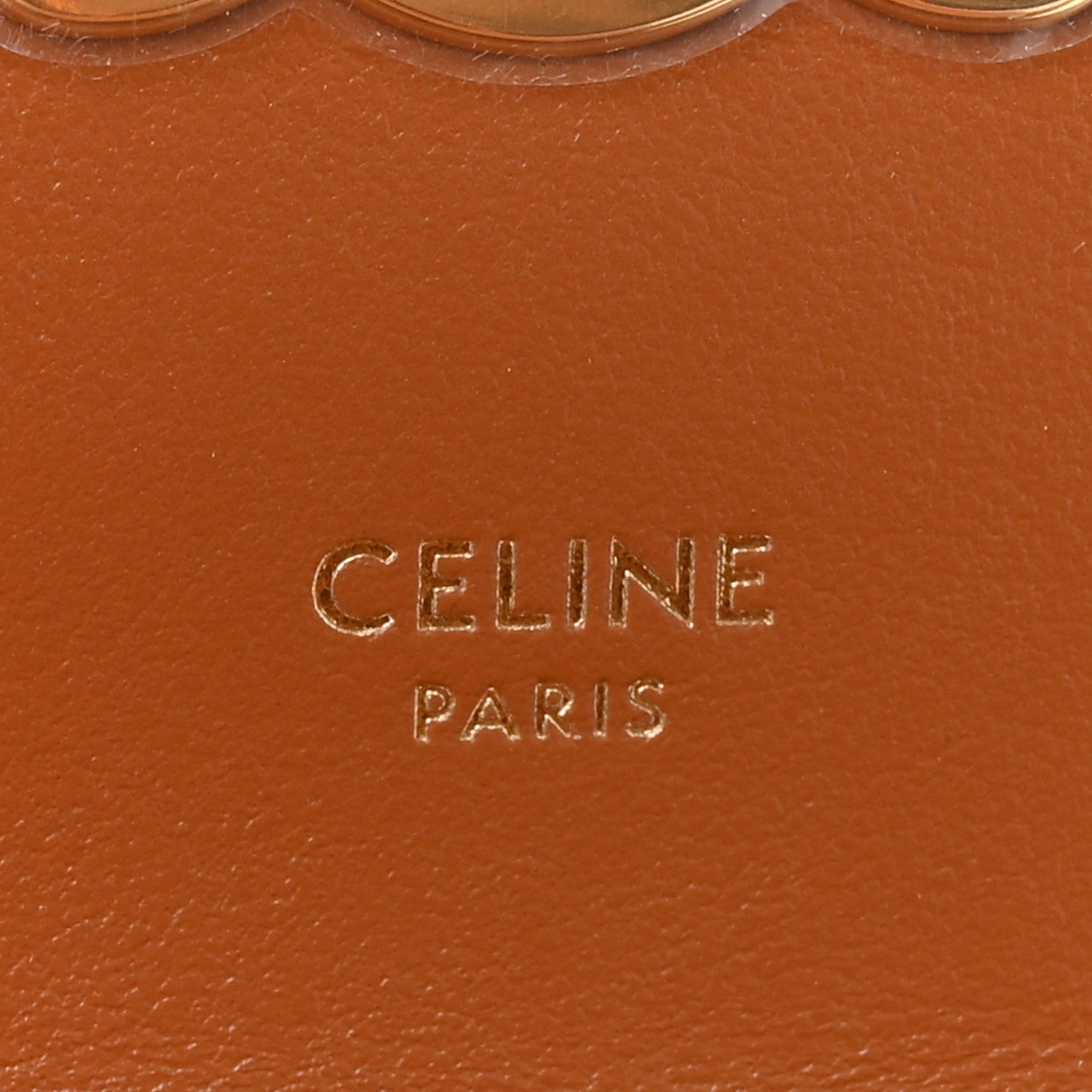 Celine Triomphe Canvas Small Triomphe Wallet White 7 of 9