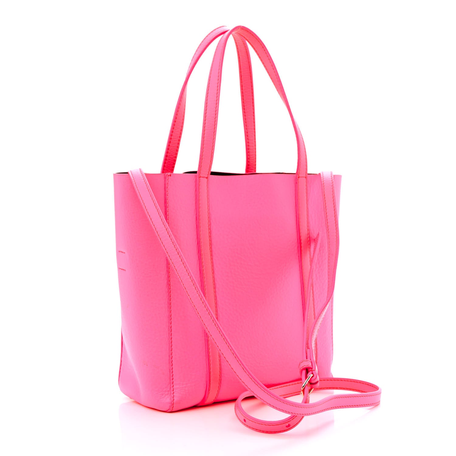 Balenciaga Calfskin XXS Everyday Tote Neon Pink 3 of 11