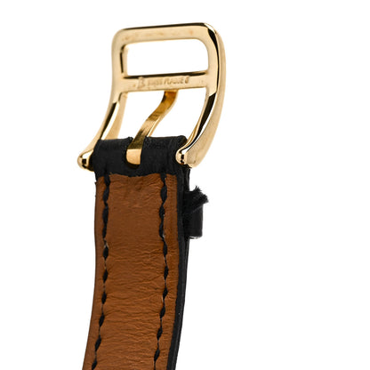 Hermes Stainless Steel Epsom 20mm Kelly Cadena Quartz Watch Noir 6 of 7