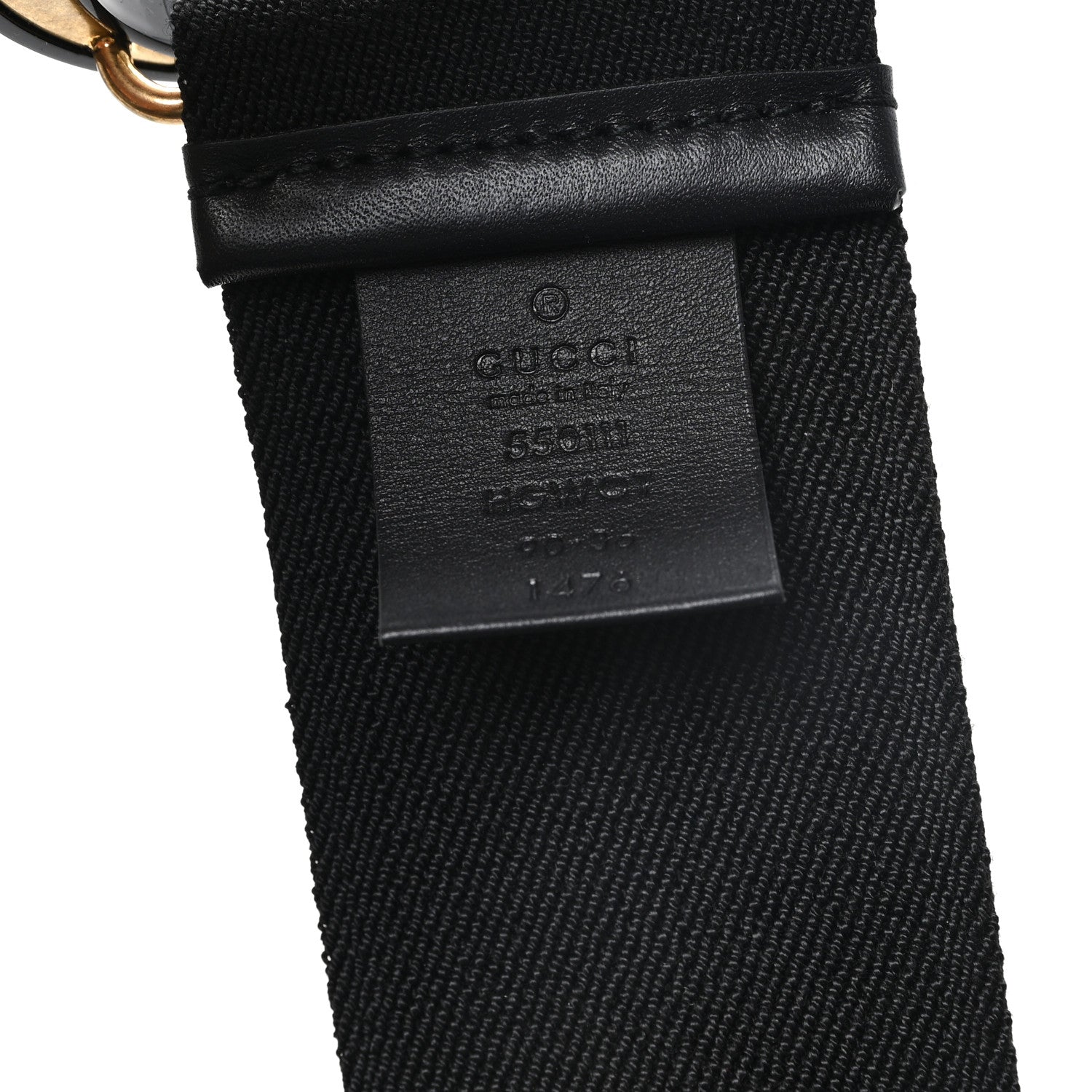 Gucci Elastic Crystal Embellished Plexiglass GG Marmont Belt 90 36 Black 3 of 3