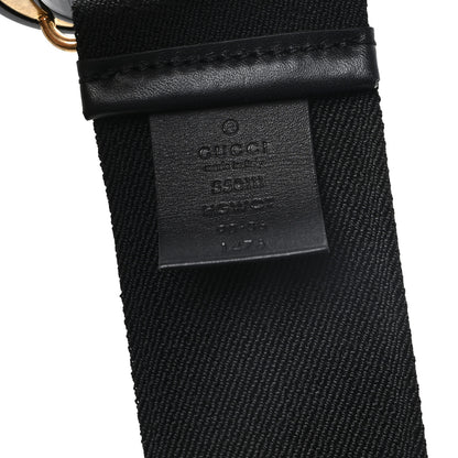 Gucci Elastic Crystal Embellished Plexiglass GG Marmont Belt 90 36 Black 3 of 3