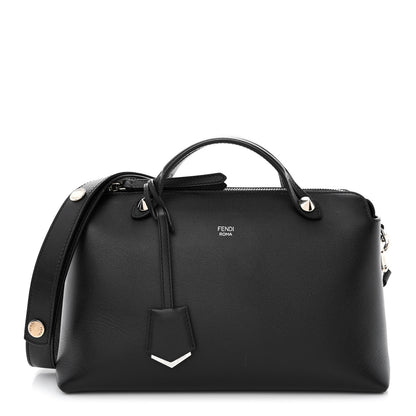 Fendi Vitello Dolce Medium By The Way Boston Bag Black 1 of 12