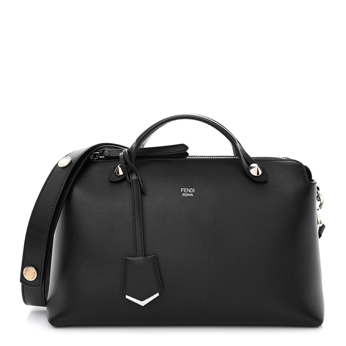 Vitello Dolce Medium By The Way Boston Bag Black