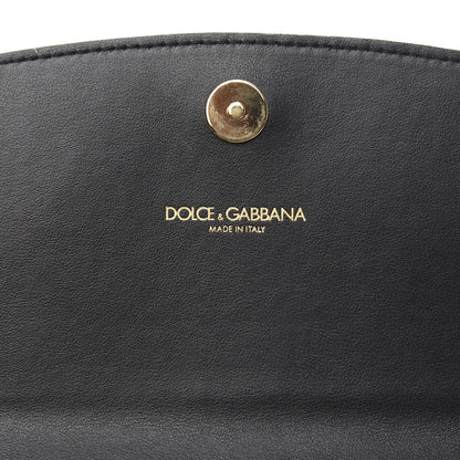 Dolce & Gabbana Vitello Embroidered Amore Wallet On Chain Light Pink 7 of 10