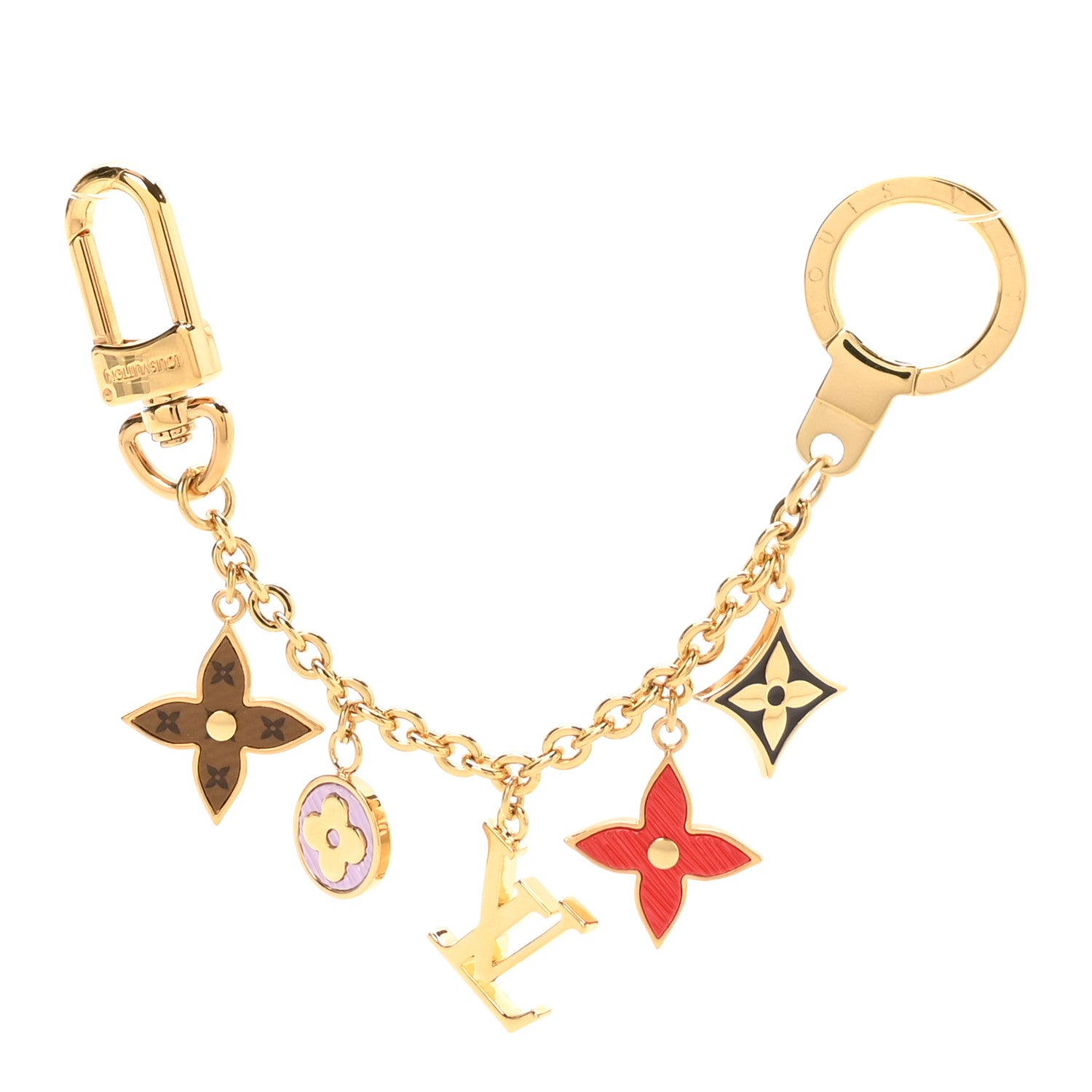 Louis Vuitton Reverse Monogram Epi Spring Street Bag Charm Chain 1 of 3