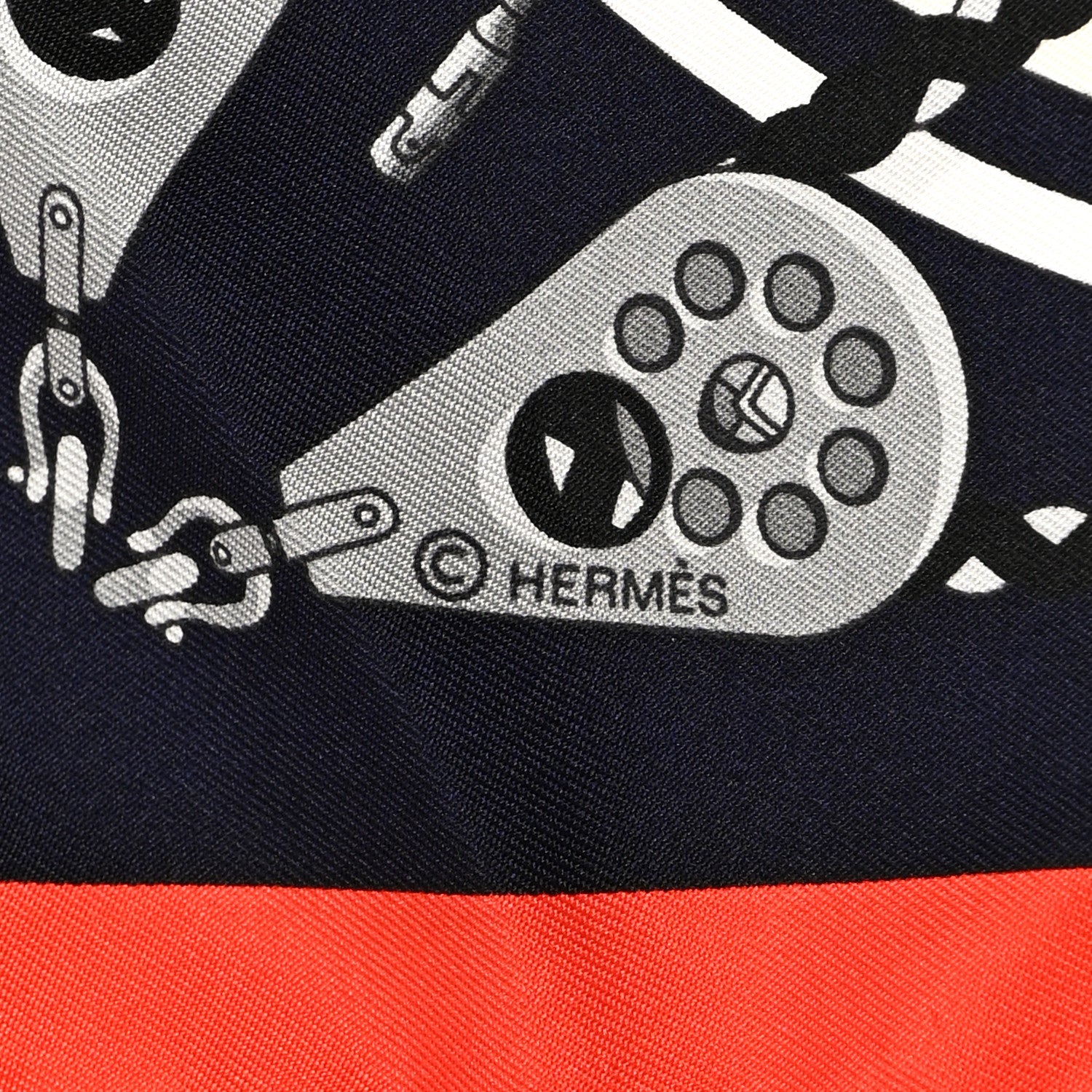 Hermes Silk Spinnakers Scarf 90 4 of 5