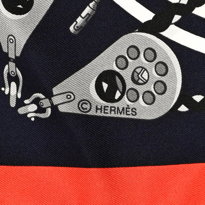 Hermes Silk Spinnakers Scarf 90 4 of 5