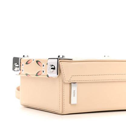MCM Lambskin Star Eyed Bunny Small Berlin Crossbody Natural 9 of 11