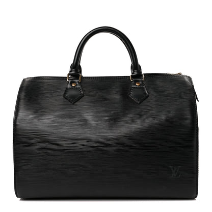 Louis Vuitton Epi Speedy 30 Black 1 of 13