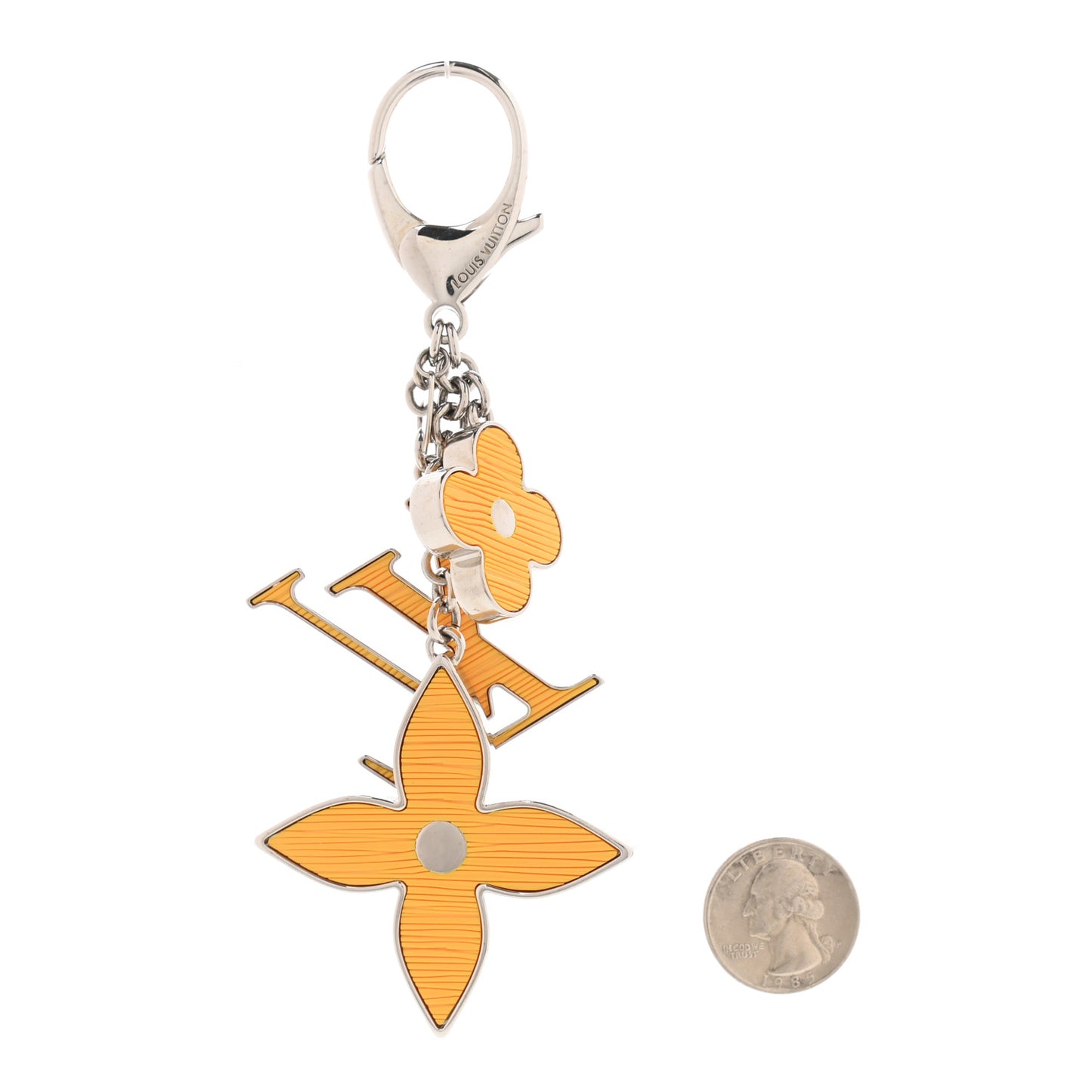 Electric Epi Fleur d'Epi Bag Charm Yellow