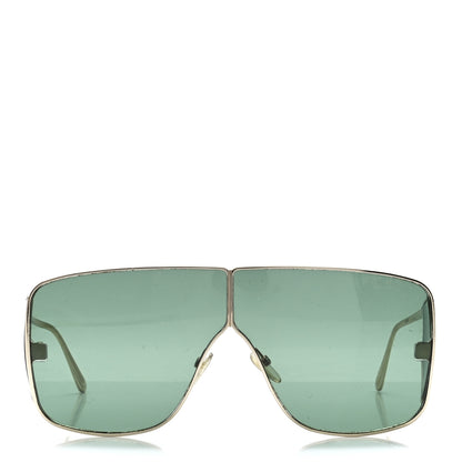 Tom Ford Square Spector Sunglasses TF 708 Green Gold 2 of 8