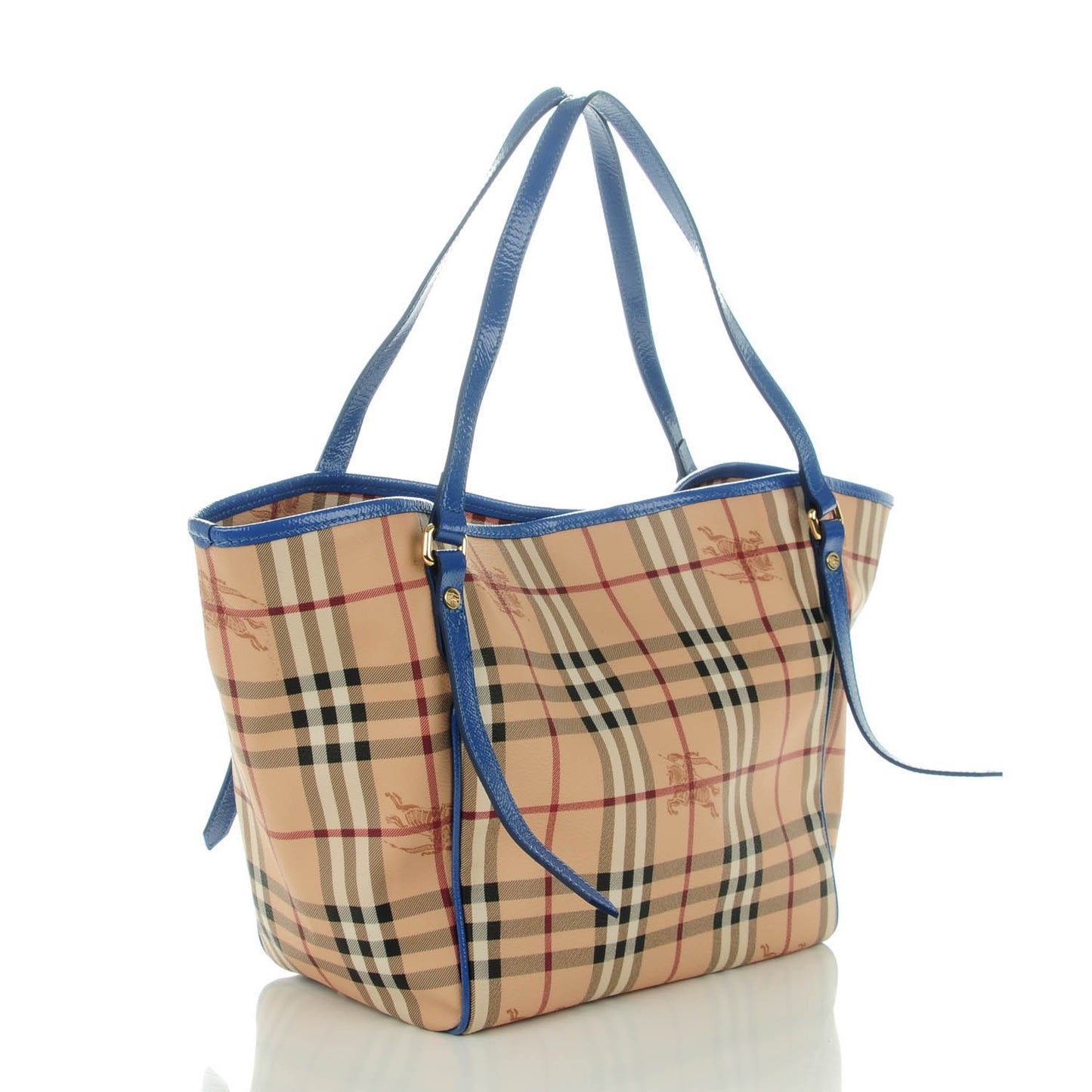 Haymarket Check Small Canterbury Tote Light Steel Blue