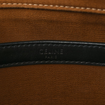 Celine Triomphe Canvas Medium Horizontal Messenger Bag Black 5 of 7