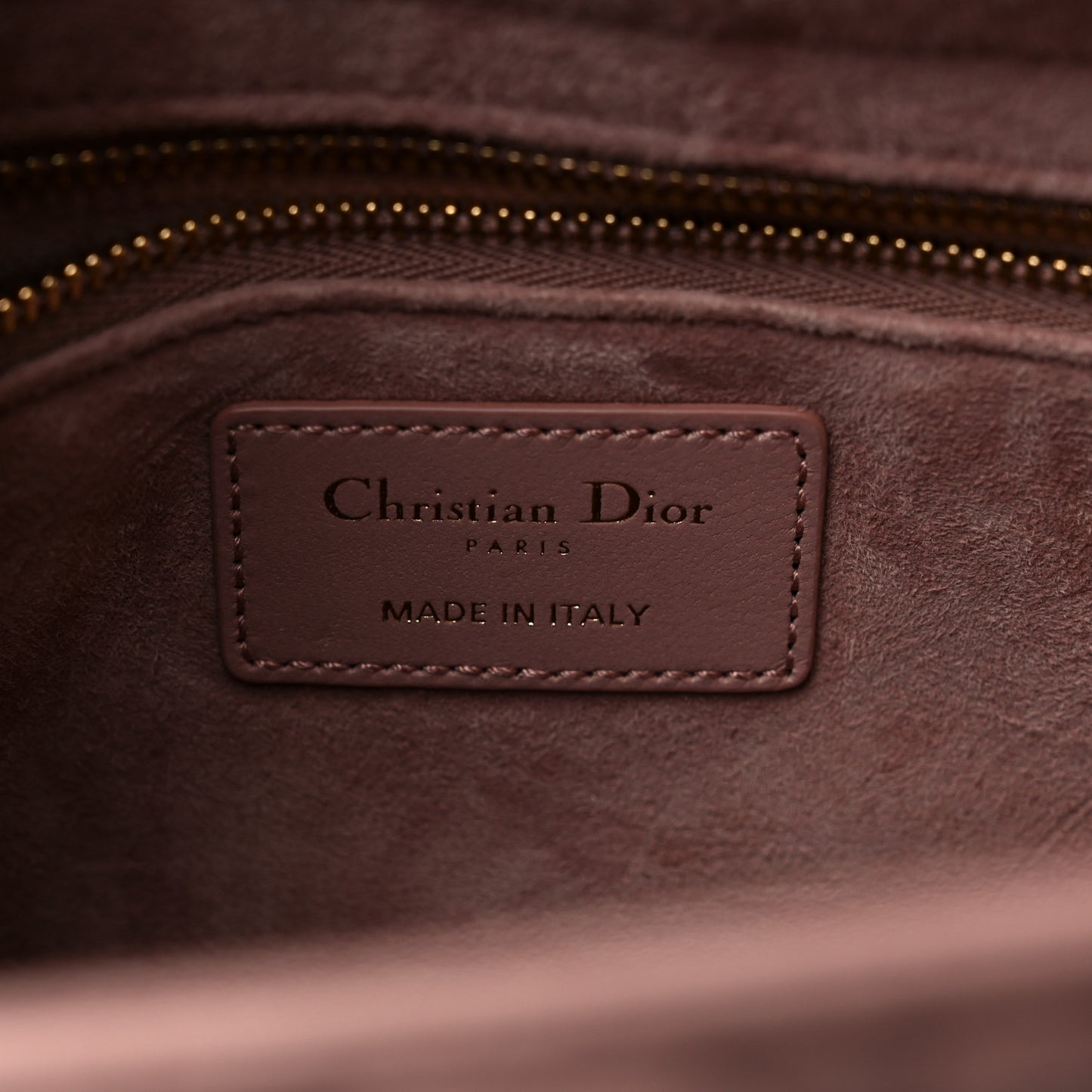Lambskin Cannage Medium Lady Dior Blush